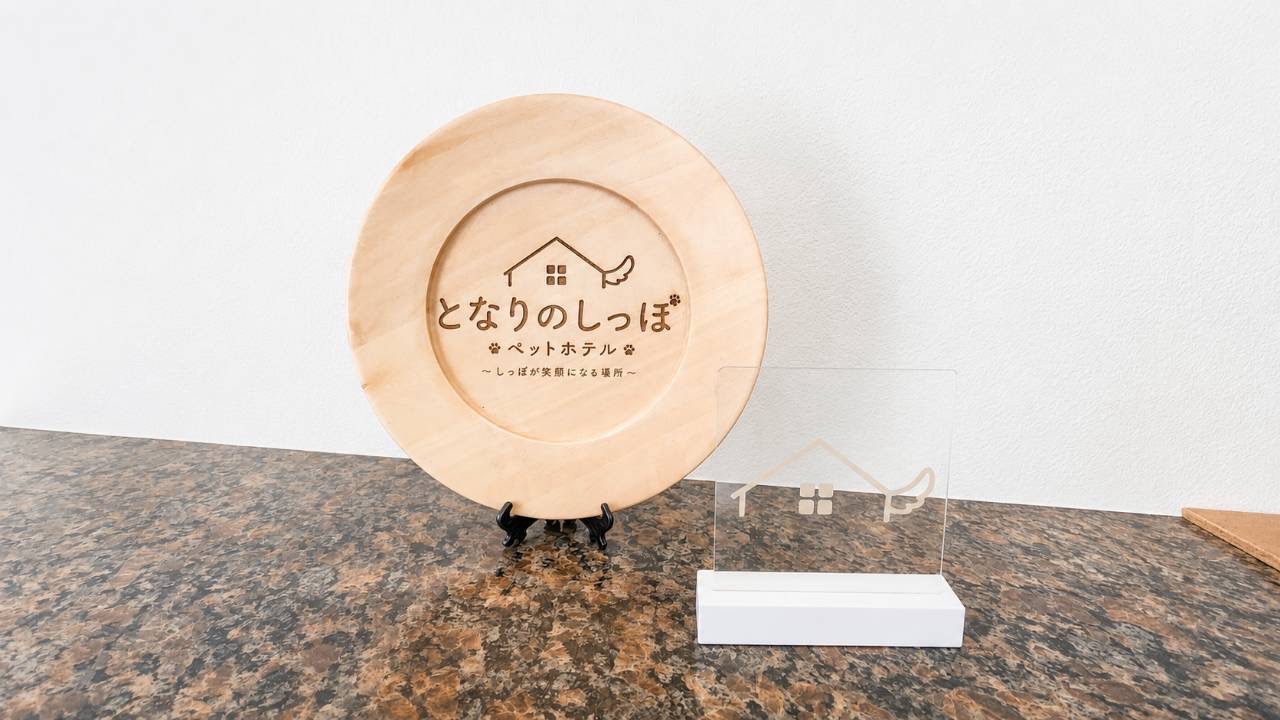 となりのしっぽの店舗サイン
